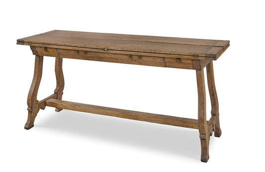 Century Furniture - Grand Tour Furniture Aged Natural Oak Manning Flip Console Table - SF6183 veiw 1