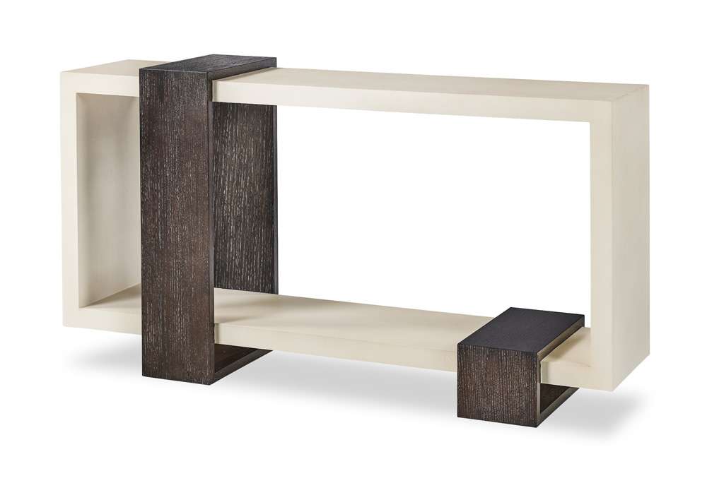 Century Furniture - Grand Tour Furniture Off-white, Dark Cerused Nova Console Table - SF6192 veiw 1