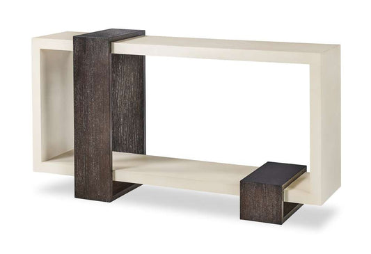 Century Furniture - Grand Tour Furniture Off-white, Dark Cerused Nova Console Table - SF6192 veiw 1