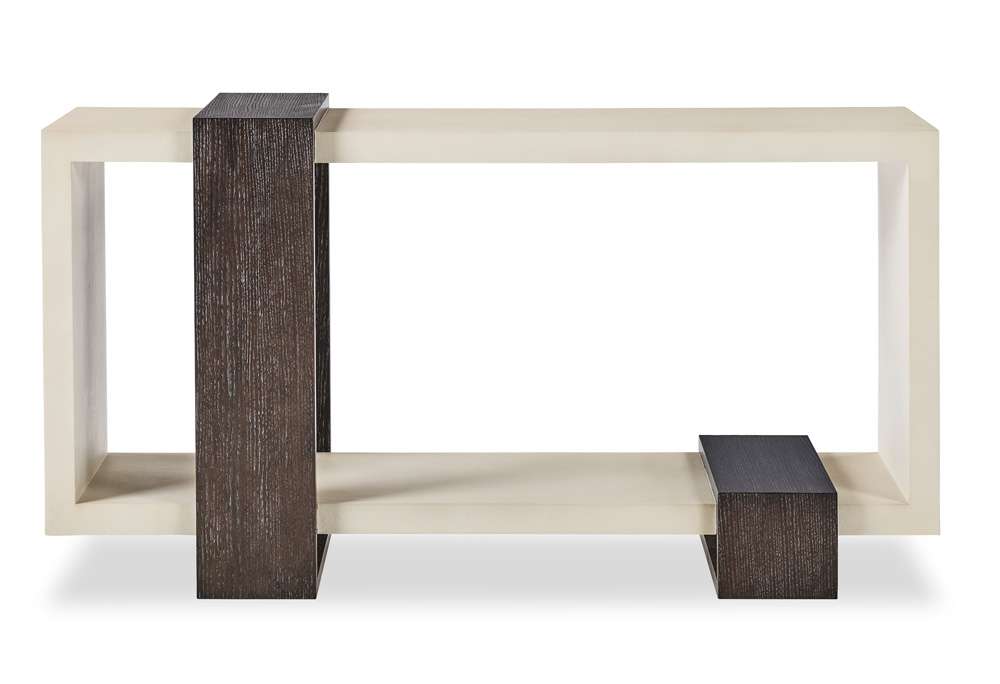 Century Furniture - Grand Tour Furniture Off-white, Dark Cerused Nova Console Table - SF6192 veiw 2