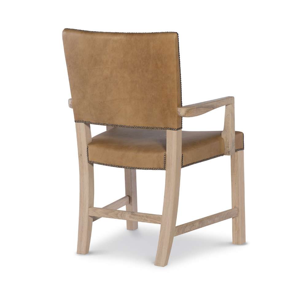 Century Furniture - Grand Tour Furniture Camel, Light Natural Oak Open Sky Dining Arm Chair - SF6206A veiw 2