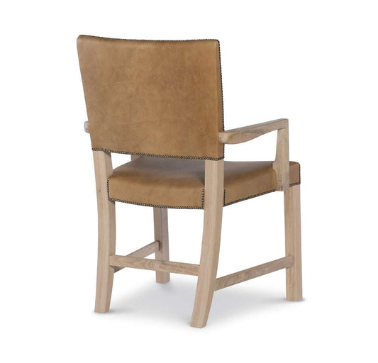 Century Furniture - Grand Tour Furniture Camel, Light Natural Oak Open Sky Dining Arm Chair - SF6206A veiw 2