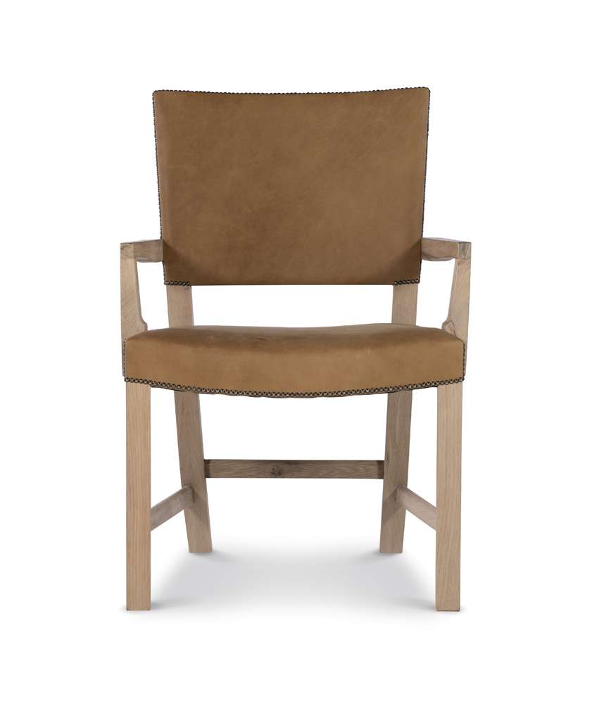 Century Furniture - Grand Tour Furniture Camel, Light Natural Oak Open Sky Dining Arm Chair - SF6206A veiw 3