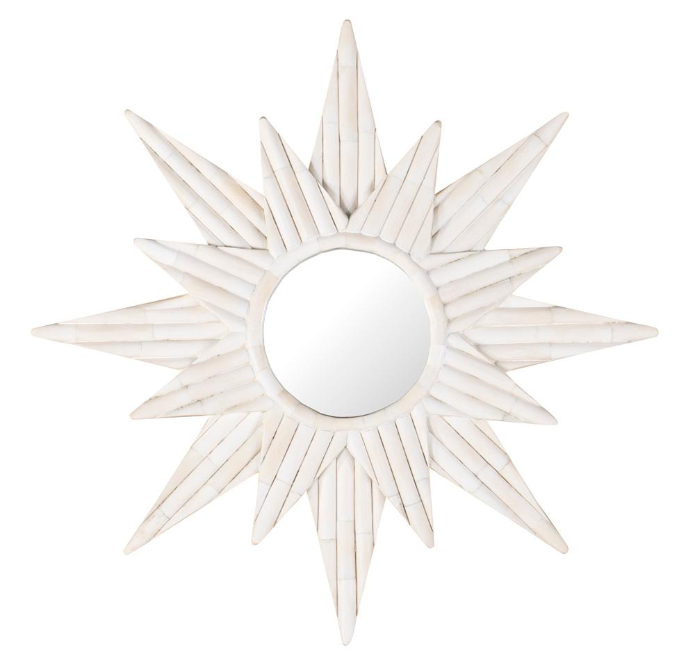 Century Furniture - Grand Tour Furniture Sunburst Bone Mirror - SF6219 veiw 2
