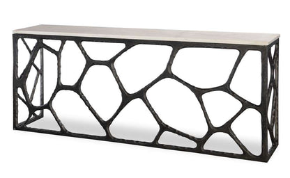 Century Furniture - Grand Tour Furniture Oil rubbed bronze, White Zane Console Table - SF6129 veiw 1
