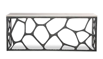 Century Furniture - Grand Tour Furniture Oil rubbed bronze, White Zane Console Table - SF6129 veiw 2