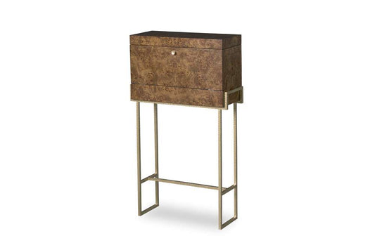 Century Furniture - Monarch Medium to Dark Brown, Textured Champagne Kiley Bar In A Box - MN5886 veiw 1