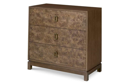 Century Furniture - Monarch Medium to Dark Brown, Antique Brass Kiley Chest - MN5885 veiw 1