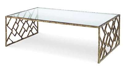 Century Furniture - Lattice Bronze Cocktail Table - SF5732_CLOSEOUT veiw 1