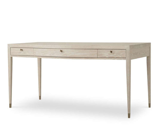 Century Furniture - Monarch Natural Cerused, Brass Lexie Writing Desk - MN5882 veiw 1