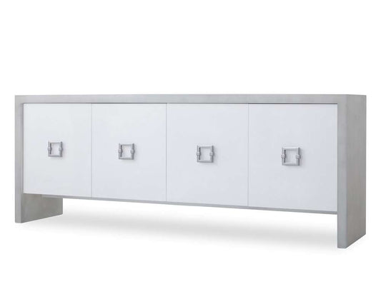 Century Furniture - Monarch Off-white, White, Satin Nickel Liza Credenza White - MN5792-W veiw 1