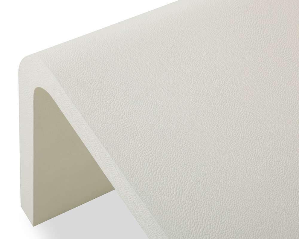 Century Furniture - Carrier and Company Case White Mark Cocktail Table Faux Shagreen - C7A-609 veiw 4