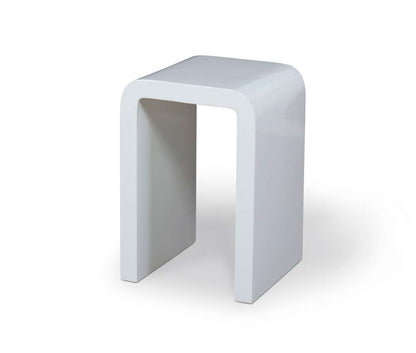 Century Furniture - Carrier and Company Outdoor Gloss White Mark Nesting Side Table - Small - C7-D89-3142S veiw 1