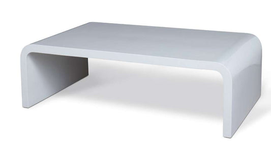 Century Furniture - Carrier and Company Outdoor Gloss White Mark Outdoor Cocktail Table - C7-D89-3139 veiw 1