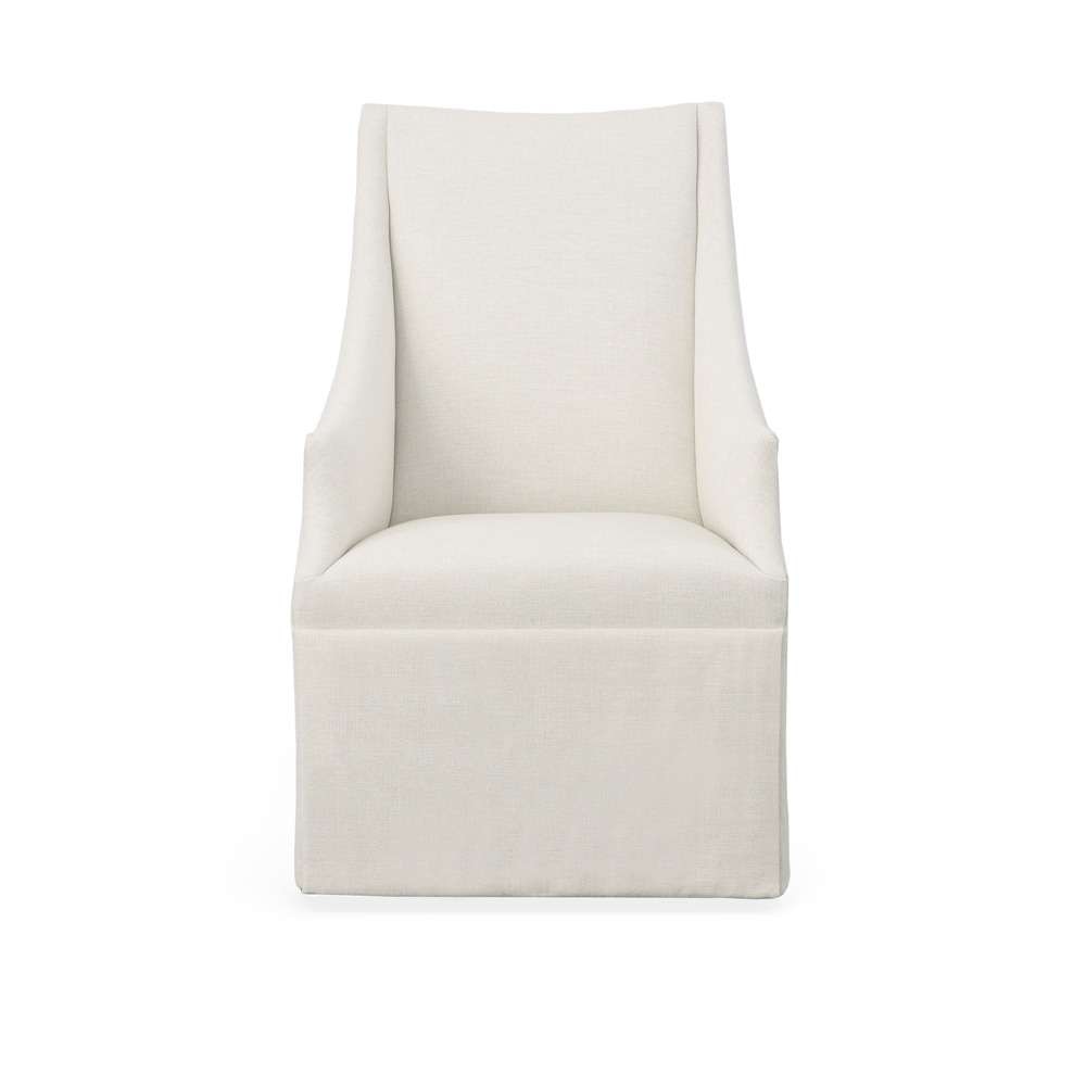 Century Furniture - Century Chair Off-white Meadow Host Chair With Casters - 3385A-C-V1 veiw 2