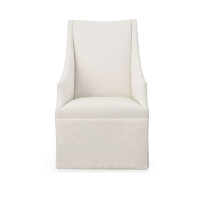 Century Furniture - Century Chair Off-white Meadow Host Chair With Casters - 3385A-C-V1 veiw 2