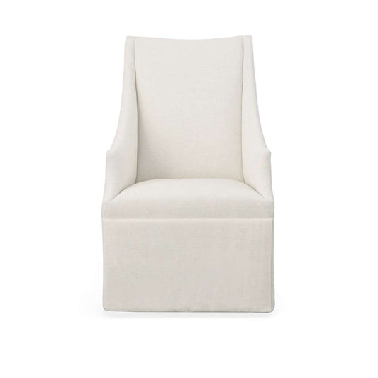 Century Furniture - Century Chair Off-white Meadow Host Chair With Casters - 3385A-C-V1 veiw 2