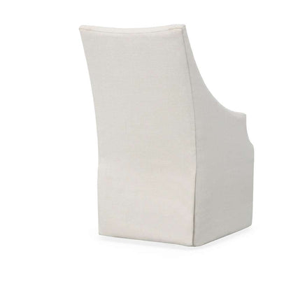 Century Furniture - Century Chair Off-white Meadow Host Chair With Casters - 3385A-C-V1 veiw 4