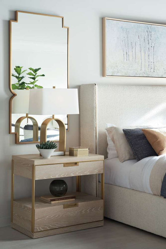 Century Furniture - Cadence Antique Brass Mirror - CAA-231 veiw 2