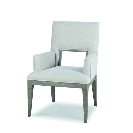 Century Furniture - Monarch - Kendall Oak Arm Chair - MN5378A veiw 2