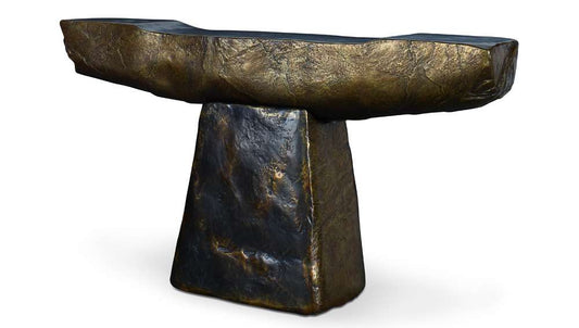 Century Furniture - Grand Tour Furniture Black Gold Open Sky Console Table - Bronze - SF6167 veiw 1