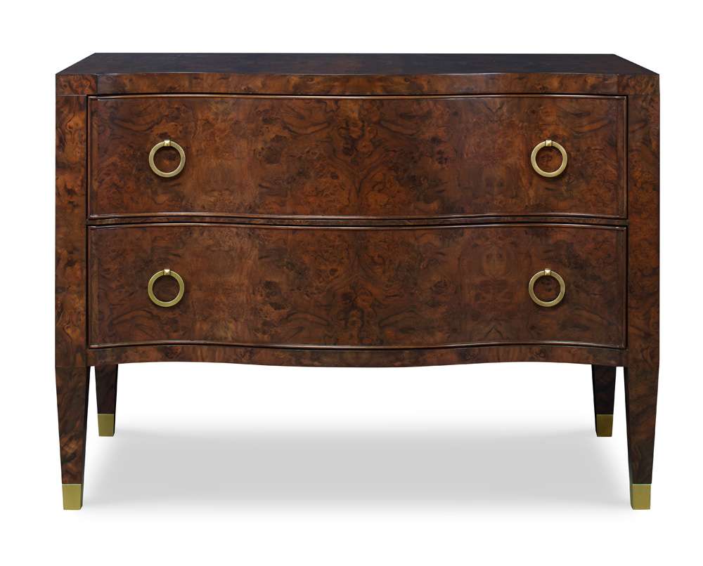 Century Furniture - Monarch Brown, Brass Osborne Chest - MN5877 veiw 2
