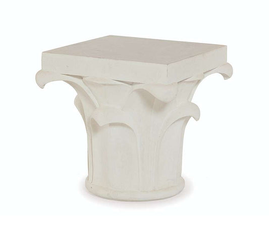 Century Furniture - Outdoor Corinthian Column Side Table - D89-5465-WH veiw 1