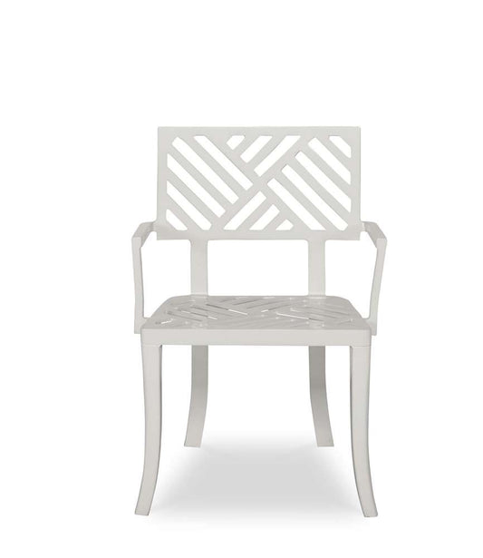 Century Furniture - Carrier and Company Outdoor Cloud White Sloan Outdoor Dining Arm Chair - C7-D79-4009 veiw 1