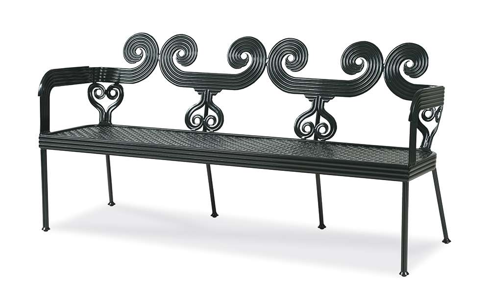 Century Furniture - Thomas OBrien - Augustine Scrolled Bench - AE-D41-41 veiw 1