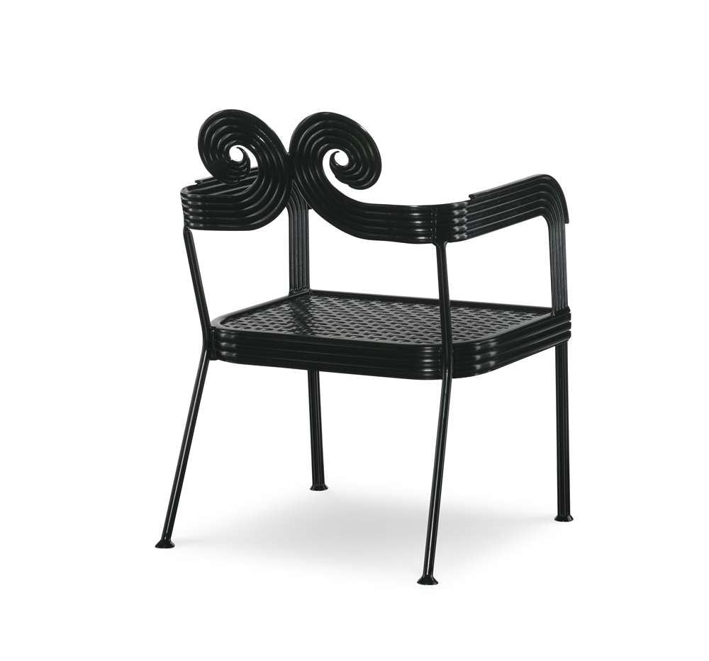Century Furniture - Thomas OBrien - Augustine Scrolled Side Chair - AE-D41-11 veiw 2