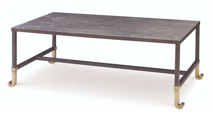 Century Furniture - Thomas OBrien - Calliope Cocktail Table - Stone Top - AEA-609 veiw 1