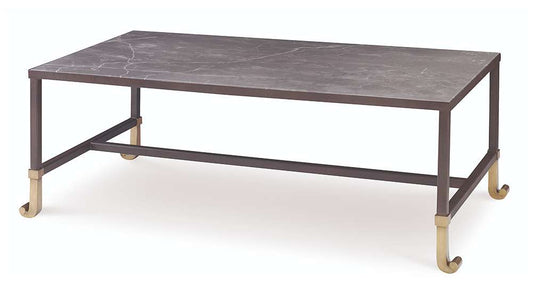 Century Furniture - Thomas OBrien - Calliope Cocktail Table - Stone Top - AEA-609 veiw 1