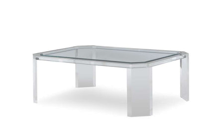 Century Furniture - Thomas OBrien - Phoenix Coffee Table - Glass Top - AEA-604-1 veiw 1