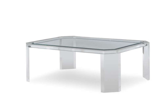 Century Furniture - Thomas OBrien - Phoenix Coffee Table - Glass Top - AEA-604-1 veiw 1