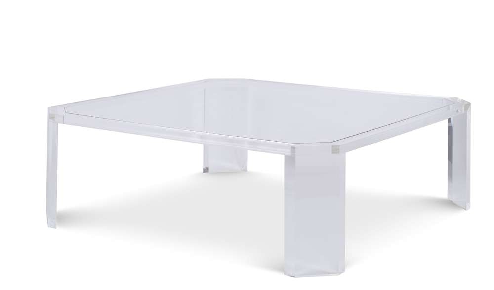 Century Furniture - Thomas OBrien - Phoenix Coffee Table - Glass Top - AEA-606-1 veiw 1