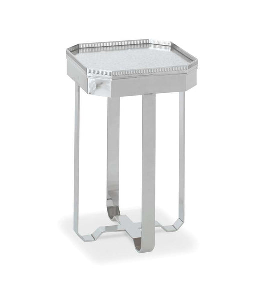 Century Furniture - Thomas OBrien Polished Nickel Truly Gallery Tray Side Table - AEA-674 veiw 1