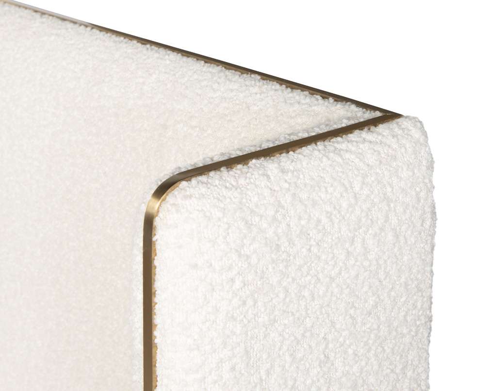 Century Furniture - Cadence Off-white Upholstered Wing Bed - King - CAA-126 veiw 3