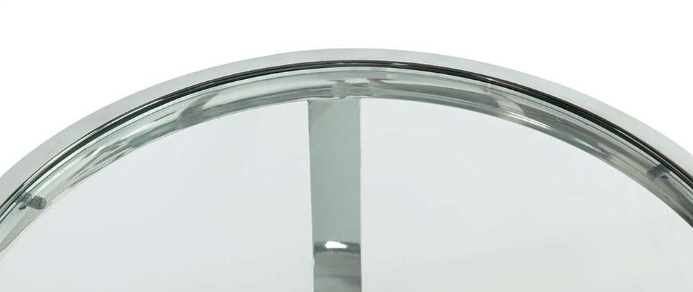 Chintaly - 20in Round Glass Nesting Lamp Table - 5509-LT-NST veiw 7
