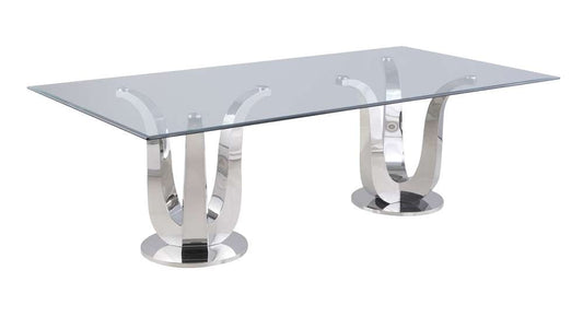 Chintaly - Adelle Dining Table - ADELLE-DT-RCT veiw 1