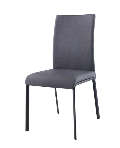 Chintaly - Aida Contemporary Curved Back Side Chair in Matte Black (Set of 4) - AIDA-SC-ASH veiw 7