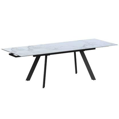 Chintaly - Alexandra - Extendable Dining Table w/ Steel Four-legged Base - ALEXANDRA-DT veiw 3