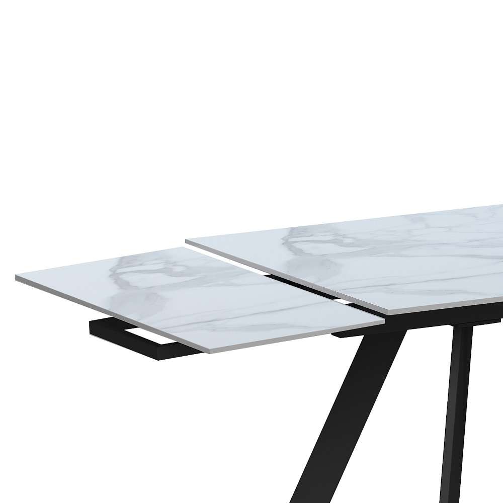 Chintaly - Alexandra - Extendable Dining Table w/ Steel Four-legged Base - ALEXANDRA-DT veiw 6