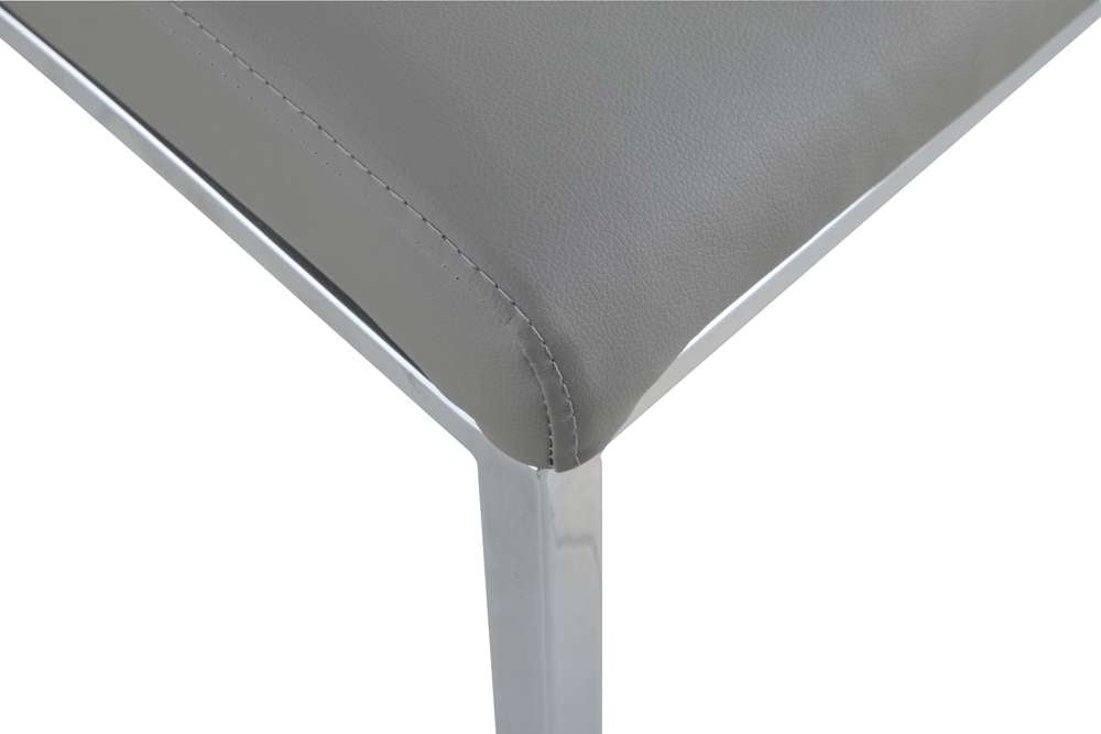 Chintaly - Alexis Rolled Back Chair in Grey (Set of 4) - ALEXIS-SC-GRY veiw 6