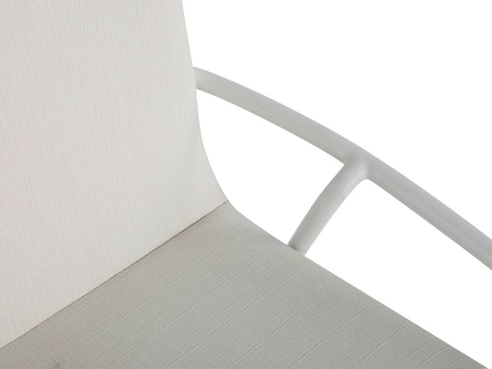 Chintaly - Alicia Contemporary White Upholstered Side Chair (Set of 4) - ALICIA-SC-WHT veiw 6