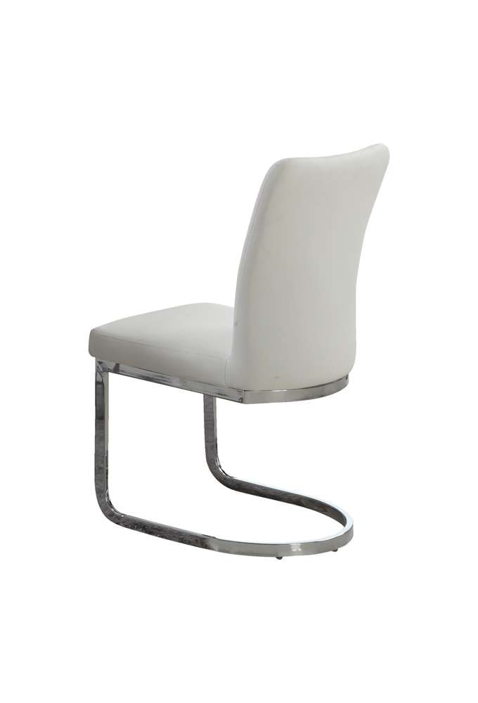 Chintaly - Alina Cantilever Side Chair (Set of 4) - ALINA-SC-WHT veiw 7