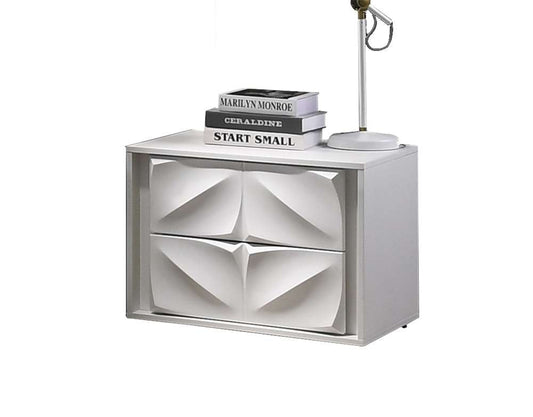 Chintaly - Amsterdam - Contemporary 2-Drawer Nightstand - AMSTERDAM-NS veiw 1