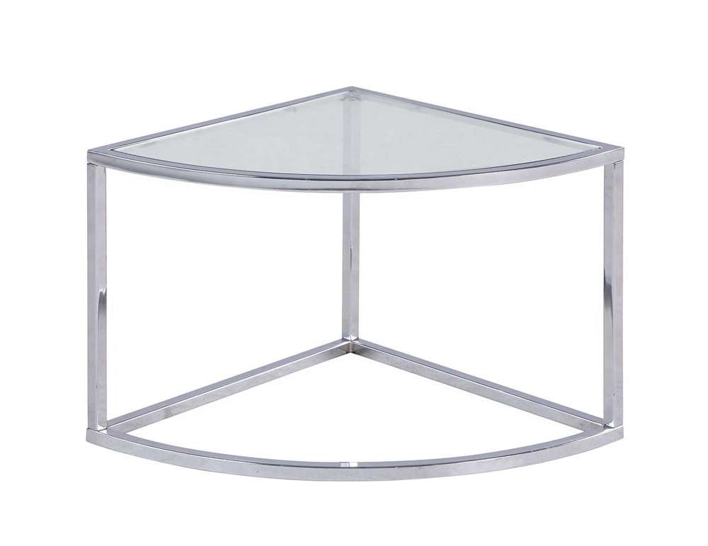 Chintaly - Ariel Contemporary 5-Piece Nesting Glass Cocktail Table Set - ARIEL-CT-NST veiw 3