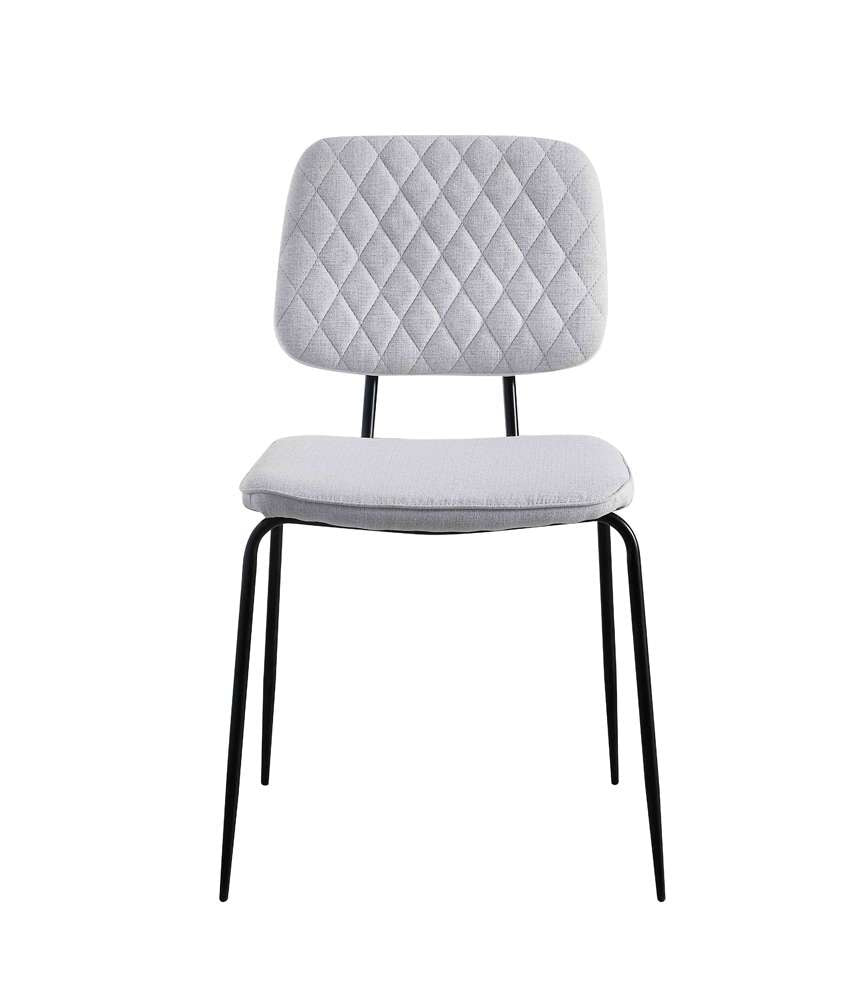 Chintaly - Bertha Contemporary Dining Set w/ Rectangular Glass Table & 4 Chairs - BERTHA-5PC veiw 8
