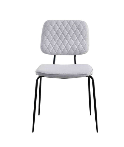 Chintaly - Bertha Contemporary Dining Set w/ Rectangular Glass Table & 4 Chairs - BERTHA-5PC veiw 8