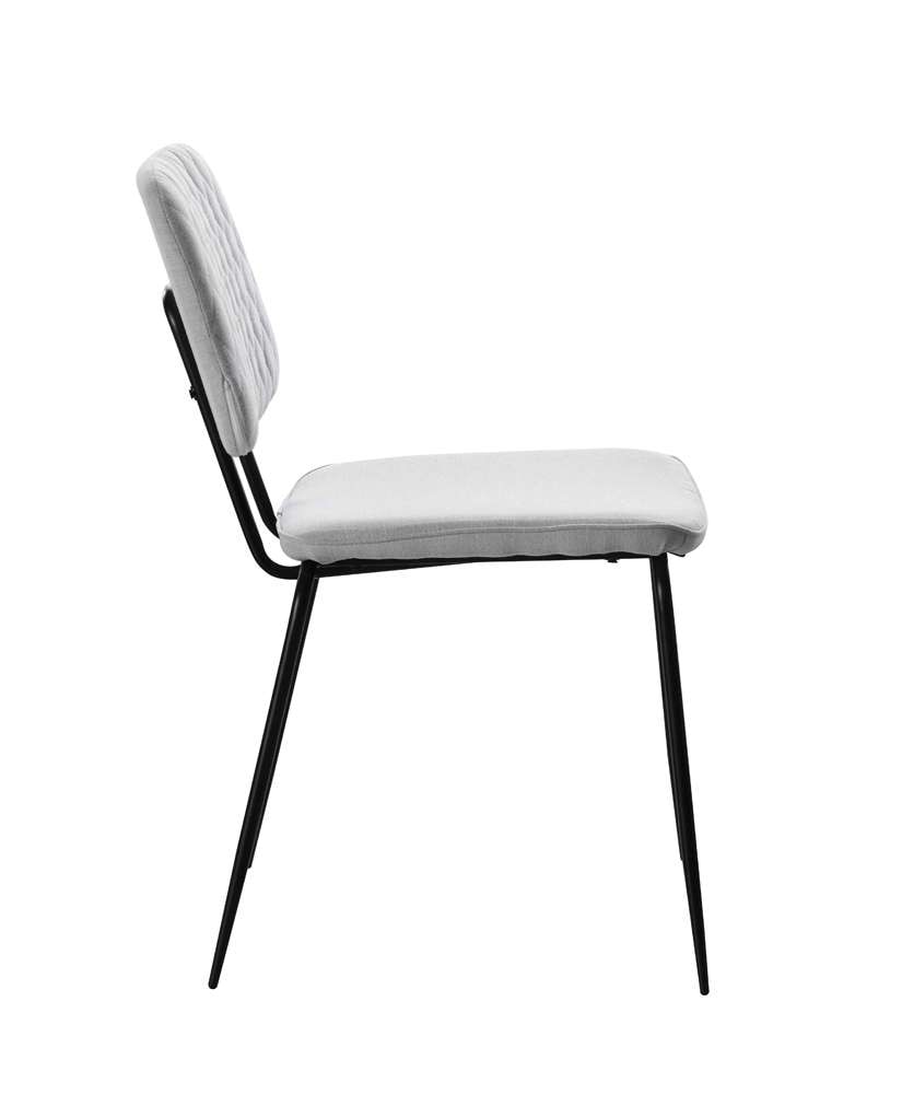 Chintaly - Bertha Contemporary Dining Set w/ Rectangular Glass Table & 4 Chairs - BERTHA-5PC veiw 9